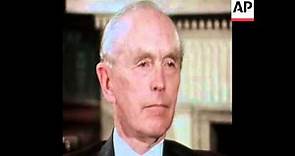 SYND 19-12-72 FOREIGN SECRETARY ALEC DOUGLAS HOME TALKS ABOUT PROBLEMS WITH UGANDA