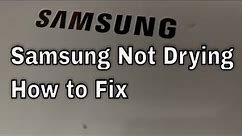 Samsung Dryer Not Heating And Shutting Off - How To Fix