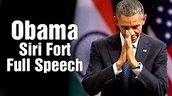 US President Barack Obama full speech at Siri Fort Auditorium in Delhi