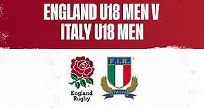 LIVE | England U18 Men v Italy U18 Men | Six Nations Festival