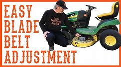 How To Adjust The Belt Tension On A Riding Lawn Mower