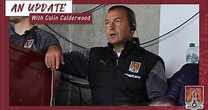 Colin Calderwood on the move to the new training centre