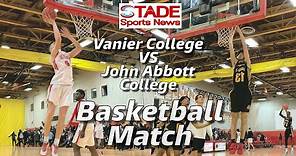 Basketball match Vanier College vs John Abbott College | Division 1 collegial Montreal Quebec Canada