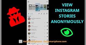 How to view stories anonymously on Instagram and download pictures and videos?
