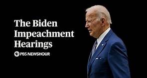 WATCH LIVE: The Biden Impeachment Hearings - Day 1