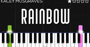 Kacey Musgraves - Rainbow | EASY Piano Tutorial
