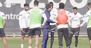 Primer día de Rubén Baraja como entrenador del Valencia CF