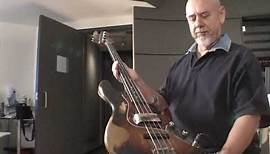 Joe Osborn displays his 1960 Fender Jazz Bass.