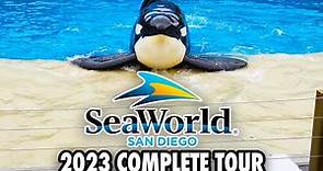 SeaWorld San Diego Tour 2023 - Rides, Shows, Animal Exhibits and Walkthrough [4K POV]