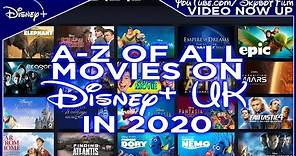 A to Z of ALL Movies on Disney Plus UK in 2020 All Disney+ UK films 2020