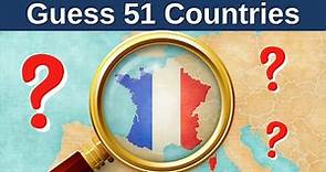 Map Quiz: Name All 51 European Countries