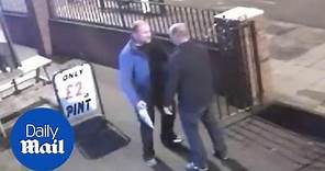 CCTV captures moment before man kills friend with a single punch