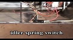 General Electric Dryer Not Starting - The Idler Spring Switch