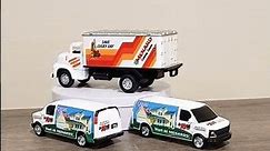 Two New Menards Rental Van's and a Classic Menards Delivery Truck