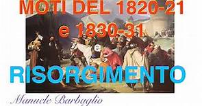 Moti del 1820-21 e 1830-31 e Risorgimento italiano
