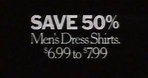 Sears (1991) Television Commercial - Black Friday Sale - Christmas