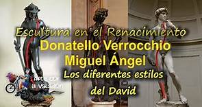 "DAVID" Escultura del Renacimiento #miguelangel #donatello #verrocchio