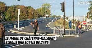 Le maire de Châtenay-Malabry bloque une sortie de l’A86