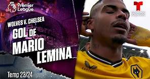 Goal Mario Lemina - Wolverhampton v. Chelsea 23-24 | Premier League | Telemundo Deportes