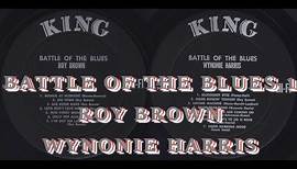 BATTLE OF THE BLUES -ROY BROWN / WYNONIE HARRIS - 1958 KING LP