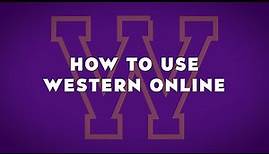 How to Use Western Online