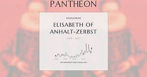 Elisabeth of Anhalt-Zerbst Biography