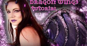 How to Make Dragon Wings Tutorial - Realistic Dragon Wings