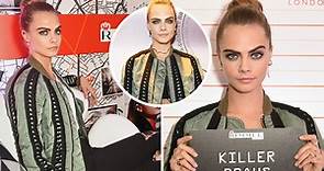 Cara Delevingne reveals the meaning behind her new tattoo at Rimmel event