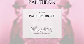 Paul Bourget Biography - French novelist and literary critic