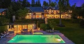 Asking $42 MILLION! The finest waterfront estate on Mercer Island WA offers exquisite craftsmanship