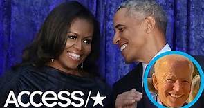Joe Biden Joins Barack & Michelle Obama At Their Daughter Sasha's High School Graduation | Access
