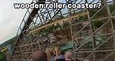 Woden Wooden Roller Coaster - Europa Park