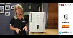 Compact and efficient Delonghi Dehumidifier DES16EW reviewed by expert - Appliances Online