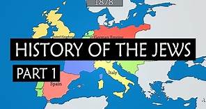 History of the Jews - Summary on a Map