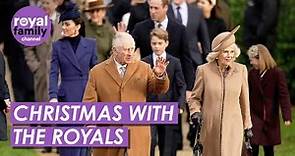 Royal Family Gather for Christmas Day Service at Sandringham