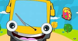 Wheels On The Bus Song | HooplaKidz Nursery Rhymes & Kids Songs