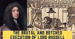 The BRUTAL And BOTCHED Execution Of Lord Russell