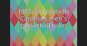 1983–84 Louisville Cardinals men's basketball team