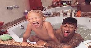 Neymar Jr y su hijo Davi Lucca ❤ Sus mejores momentos