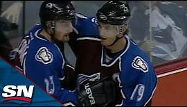 Joe Sakic Becomes 31st Player In NHL History To Score 500 Goals | This Day In Hockey History