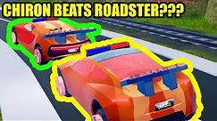 CHIRON is FASTER than the ROADSTER?! | Roblox Jailbreak