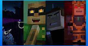 Minecraft Story Mode Season 1 and Season 2 All Boss Fights (Petra, Wither Storm, Admin)