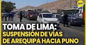 Toma de Lima: Martín Ojeda explica la situación de Transporte ante la machas en el Perú