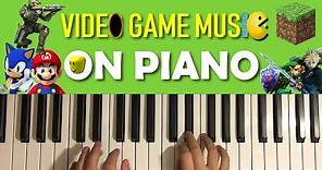 Evolution of Video Game Music on Piano (1980 - 2018)