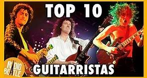 Los 10 Mejores GUITARRISTAS de ROCK de la Historia | Radio-Beatle