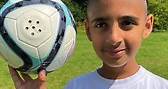 The young blind footballer hoping to play for England