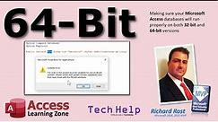 Make Your Microsoft Access Databases Safe with 32-Bit and 64-Bit Versions of Office, PtrSafe