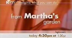 Martha's Garden (2001) HGTV Promo