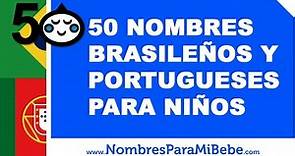 50 nombres brasileños y portugueses para niños - www.nombresparamibebe.com