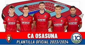CLUB ATLÉTICO OSASUNA Plantilla Oficial Temporada 2023-2024 La Liga España
